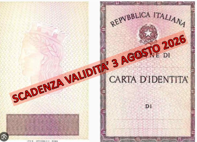 foto carta identità cartacea