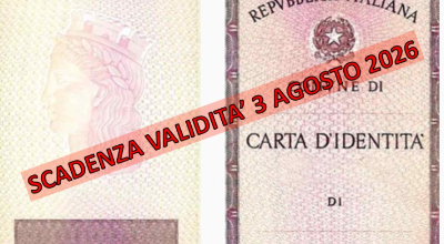 foto carta identità cartacea